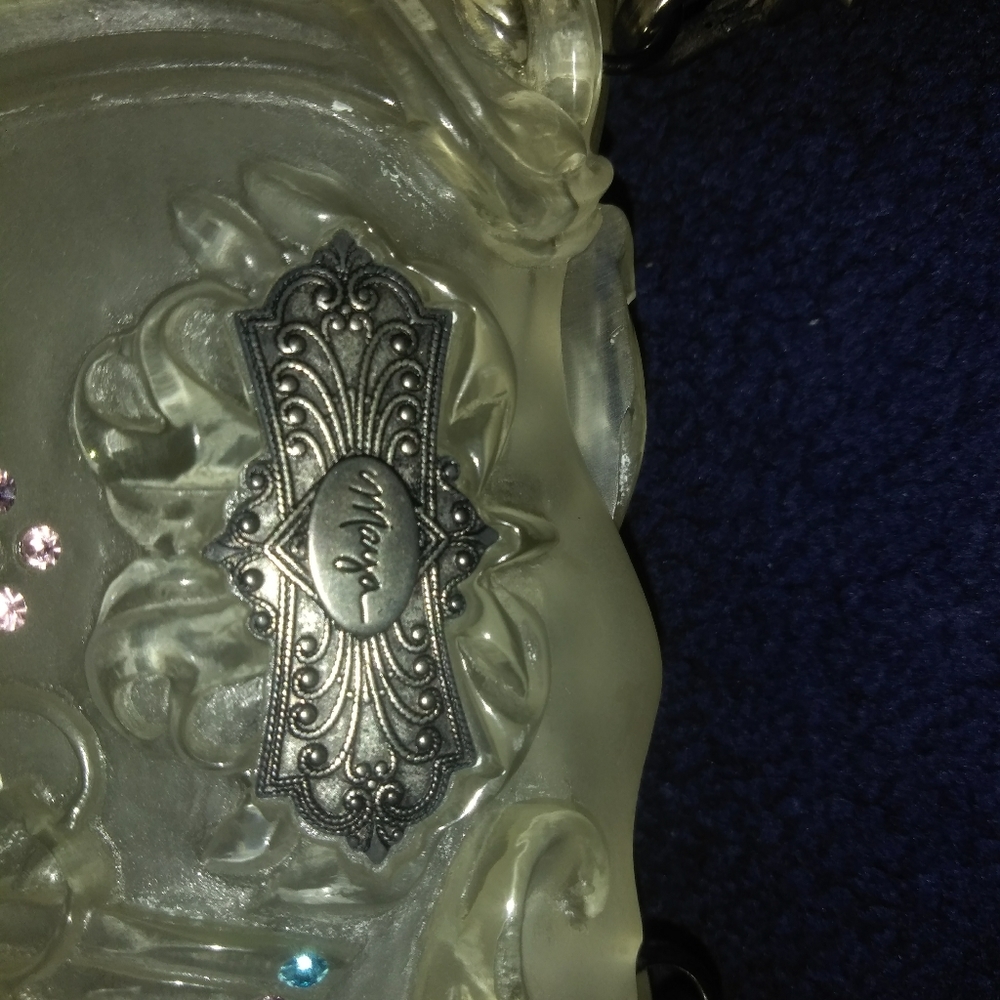 Maya Jewel evening clutch with dust bag